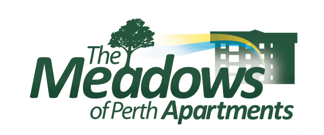 The Meadows Apartments Logo With Building