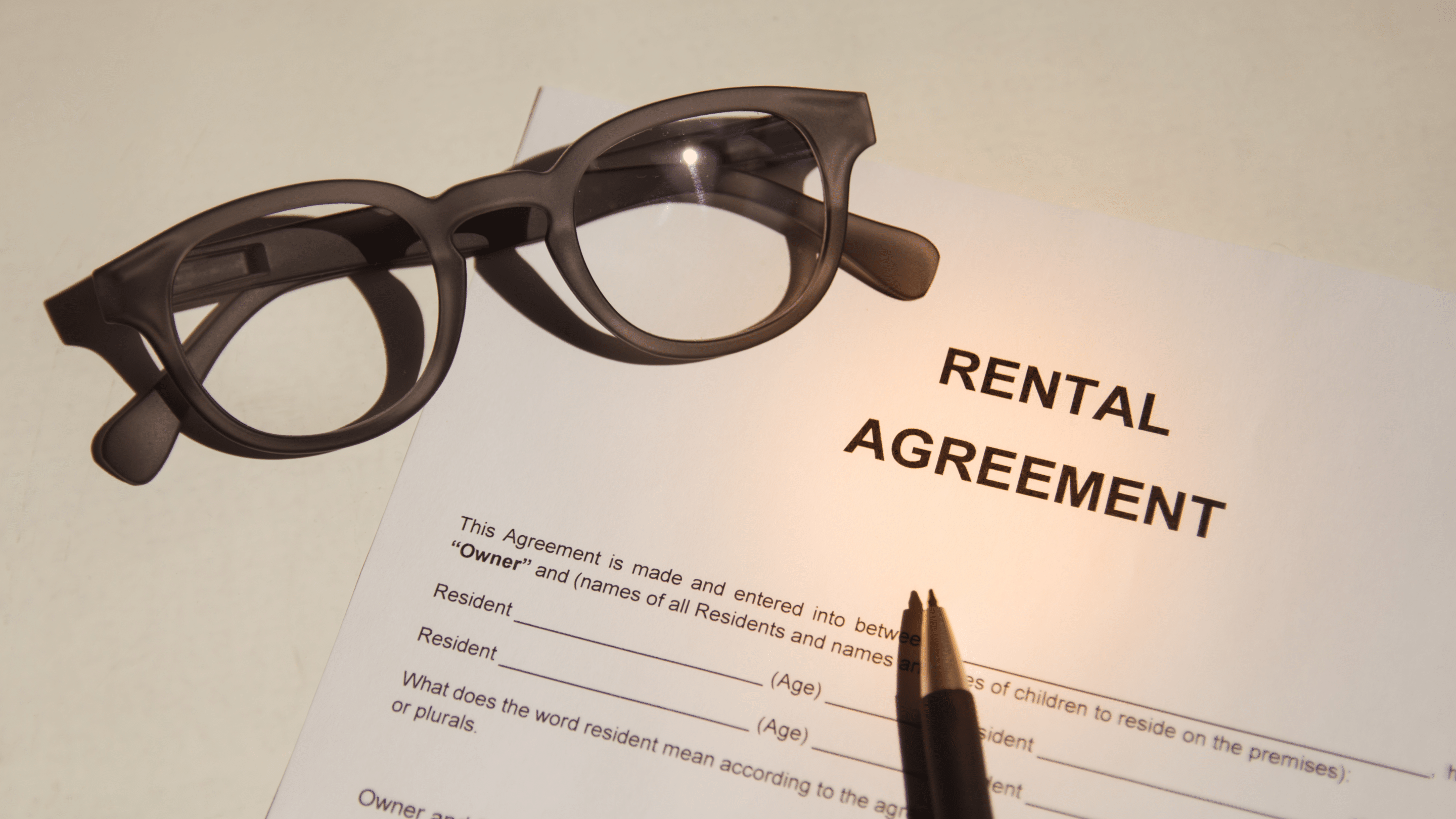 Rental Agreement of Prohibitions
