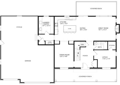 Beckwith Floor Plan Main floor