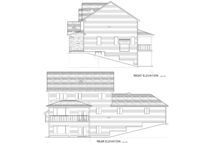 Beckwith Right and Rear Elevation